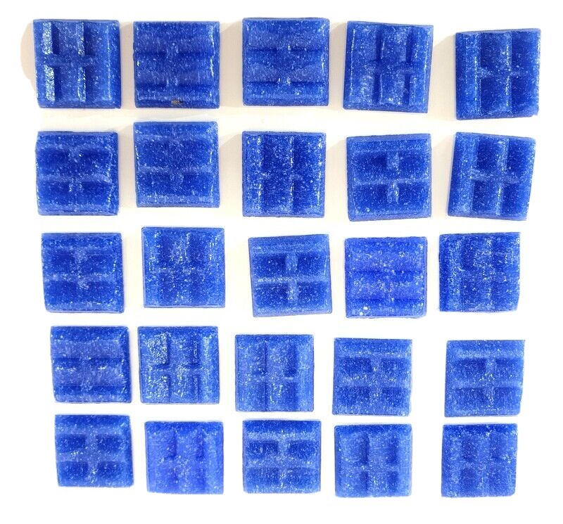 Mosaiksteine 650 g Midnight Blue Blau 20 x 20 mm 220 Steine Basteln Mosaik Glas