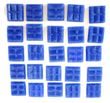 Mosaiksteine 650 g Midnight Blue Blau 20 x 20 mm 220 Steine Basteln Mosaik Glas