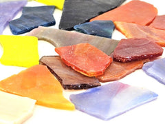 Casa-Poador Glasmosaik Mosaiksteine Bunt Bruchglas Tiffany Mix Diy Glas