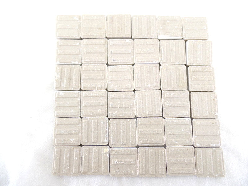 Mosaiksteine 2 kg hell Beige Feinsteinzeug 255 Steine Basteln Mosaik