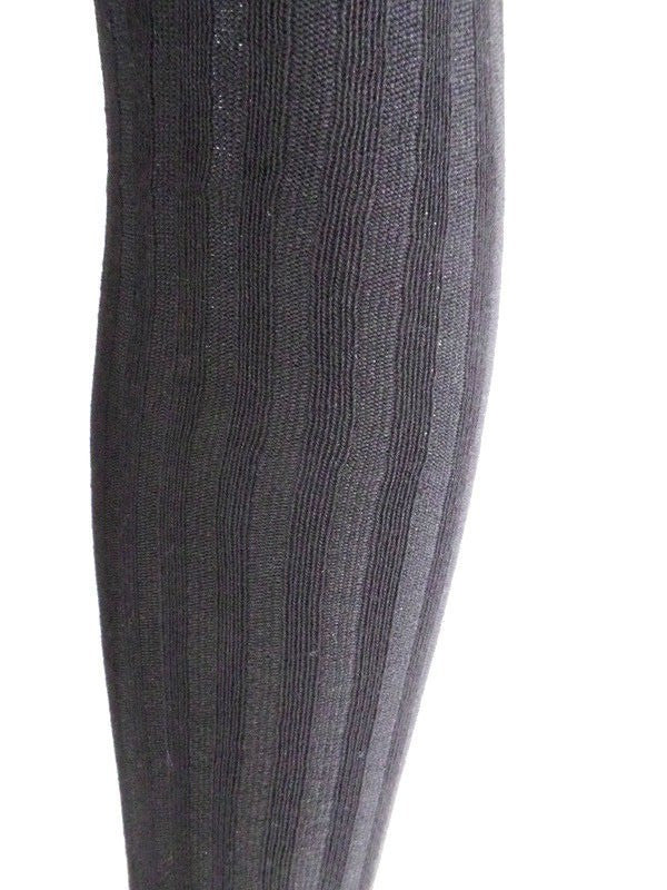 Leggings Damenleggins E & F Einheitsgröße grau oder schwarz als Variante wählbar