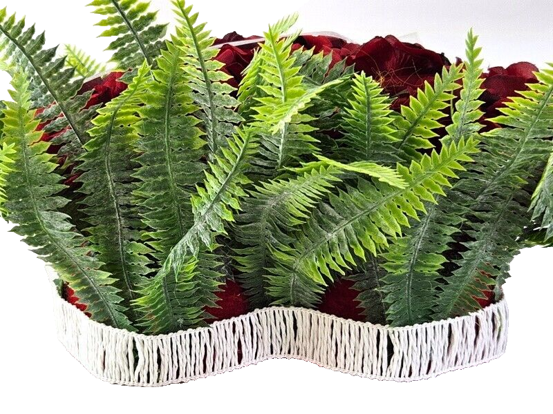 Casa-Poador Herzgesteck Grabschmuck Herz rote Rosen Kunstblumen Natur Friedhof