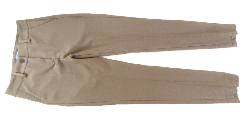 Hose Chic & Mit Kaki Größe S Bundfaltenhose Buisnesshose Italy