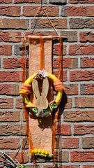 Casa-Poador Kranz Tür Wand Kranz künstlich Osterhase Osterglocken Geschenk