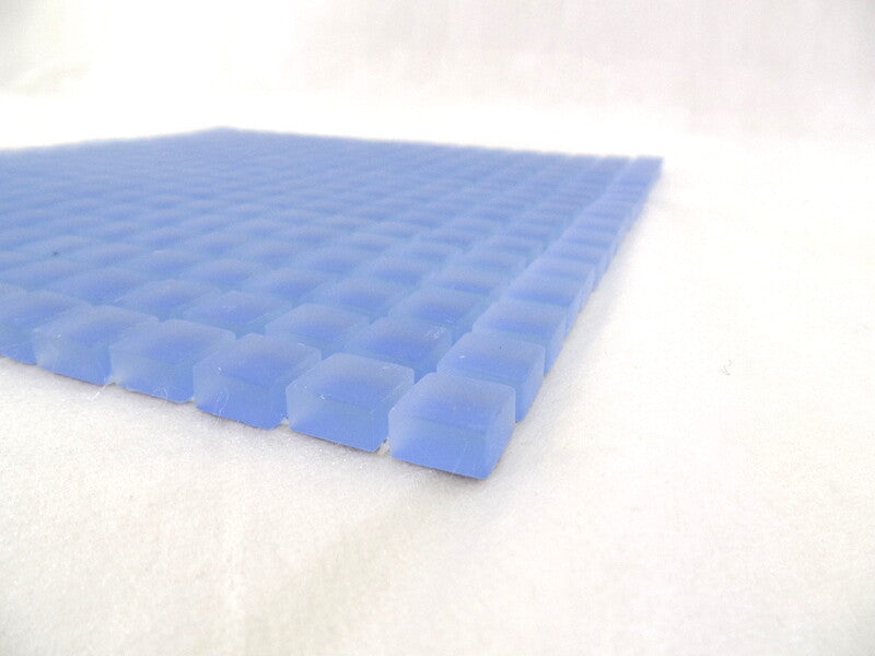 Ressalossa Glasmosaik Fliesen Antarktisblau matt Matte 30 x 30 cm 324 Steinchen
