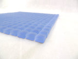 Glasmosaik Fliesen Antarktisblau matt Matte 30 x 30 cm 324 Steinchen