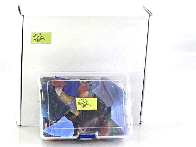 Casa-Poador Glasmosaik Mosaiksteine Bunt Bruchglas Tiffany Mix Diy Glas