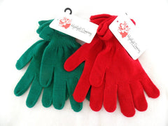 Handschuhe Fingerhandschuhe  2 Paar 1 x grün und 1 x rot Highlight Company
