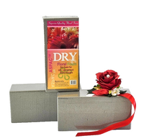3 Steckziegel trocken Profiqualität Blumen Steckschaum Steckmoos Steckmasse DIY