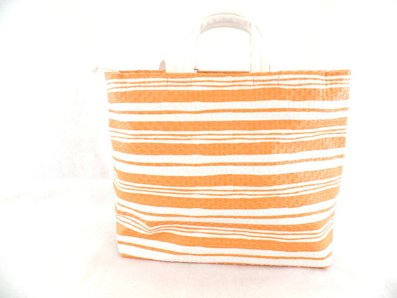 Pierre Cardin - By12_14474 _Arancio Damentasche Weiß Orange Shopper Dame