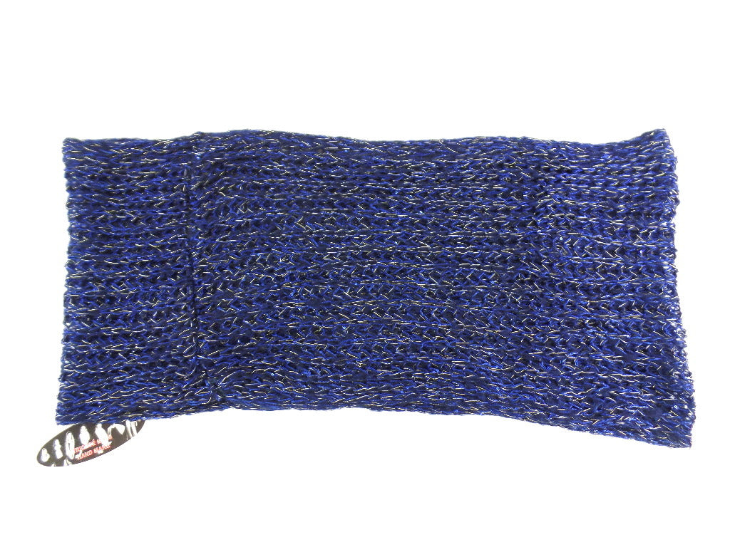 Schal Rundschal Blau Loop Wickelschal Schlauchschal gestrickt Arcylic