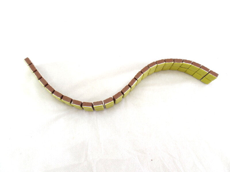 Casa-Poador Mosaiksteine Bordüre Lime Gelb / Grün Borde 30 cm Lang 48 Steine
