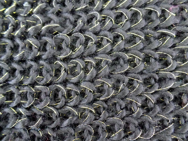 Schal Rundschal Schwarz Loop Wickelschal Schlauchschal gestrickt Polyester dick