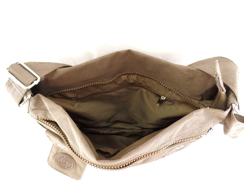 Bag Street Tasche Kaki Damen Umhängetasche Reißverschluss Damentasche