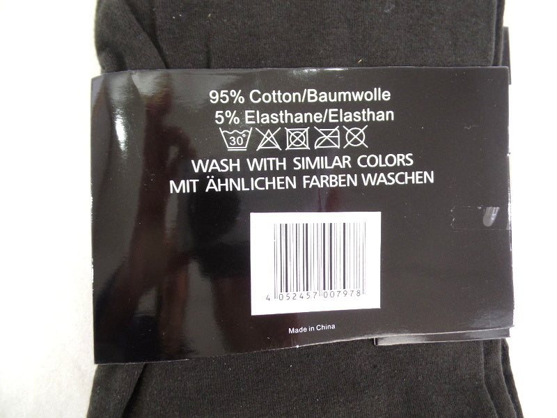 3 Paar Legging Damenleggins Highlight Company Baumwolle Varianten Schwarz