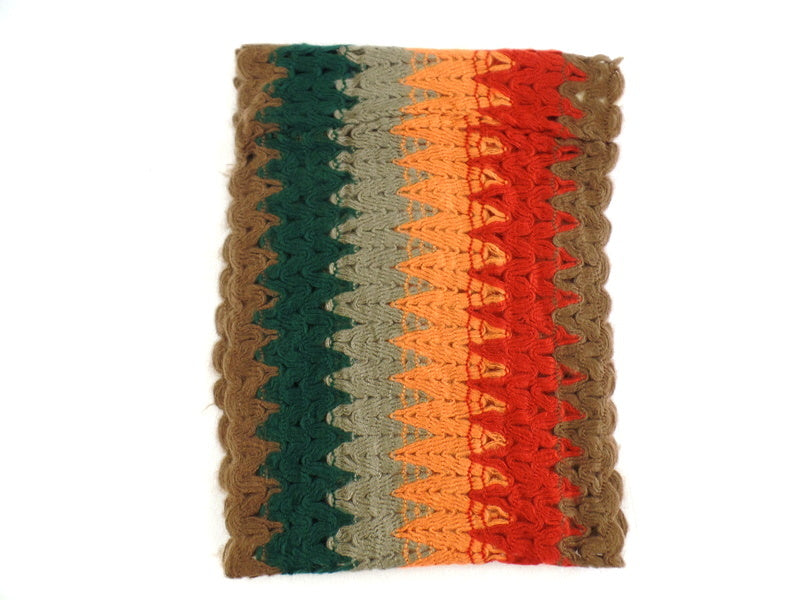 Schal Loop Wickelschal Bunt in 4 Farbvarianten Gelb, Rosa, Beige, Orange wählbar