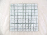 Glasmosaik Fliesen hellblau Türkis matt Matte 30 x 30 cm