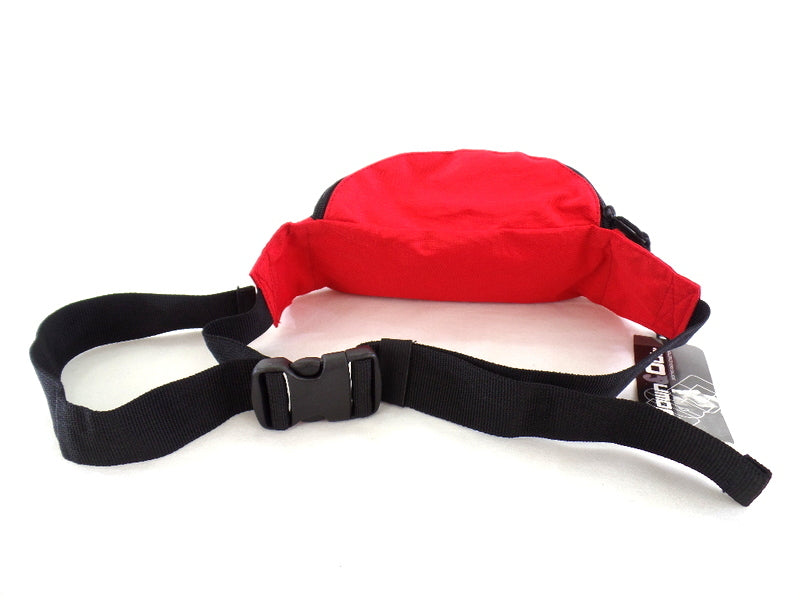 Bauchtasche Gürteltasche Freizeit Hüfttasche Down & Out Rot N - 217 Logo weiß