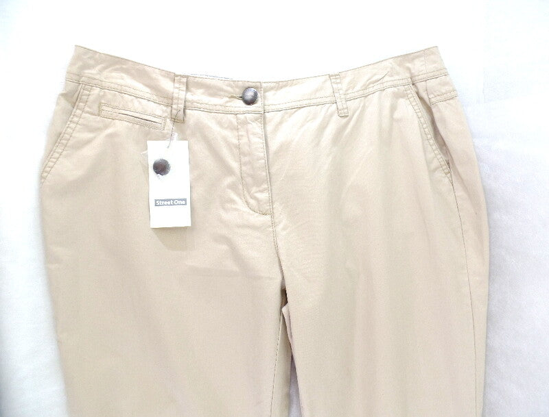 Hose Street One Beige Größe 44 Greta Lench 32