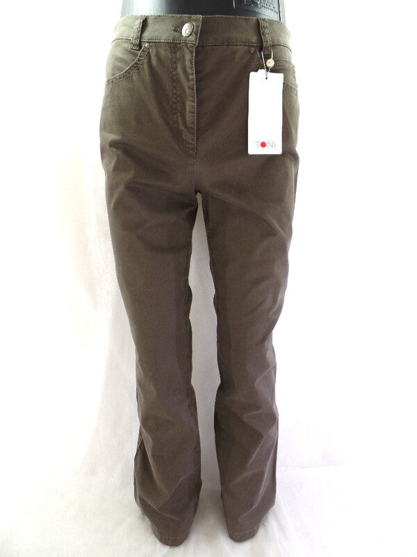 Toni dress Sport Hose Größe 36 K Kaki Belmonte Super Slim- CS kurz short