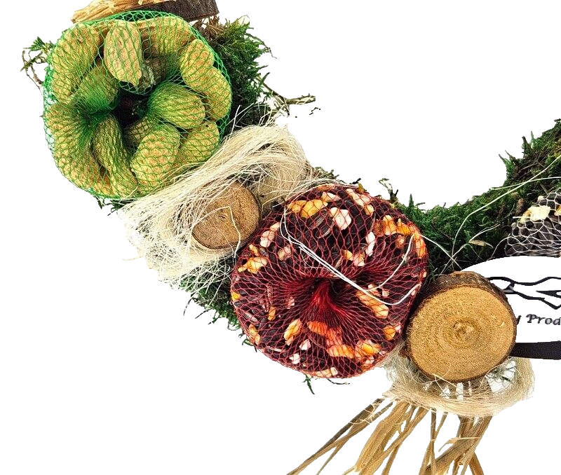 Vogelfutter zum Aufhängen schöne Dekoration Sonnenblumenkerne Mais Erdnüsse Mix