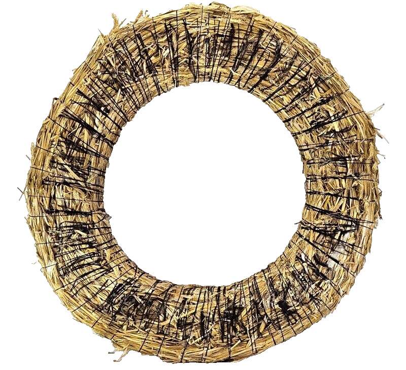 Strohkranz Ø80 cm Strohring Strohrömer Rohling Kranz Natur Adventskranz Deko