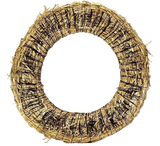 CASA - POADOR STROHKRANZ Ø 80 cm Strohring Strohrömer Rohling Kranz Natur Deko Friedhof