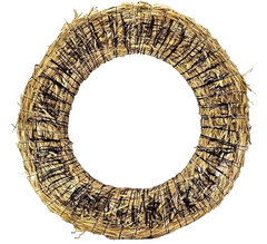 Strohkranz Ø80 cm Strohring Strohrömer Rohling Kranz Natur Adventskranz Deko