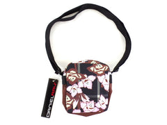 Schultertasche Daniel Ray Umhängetasche in Braun Rosa Schwarz Blumenmuster