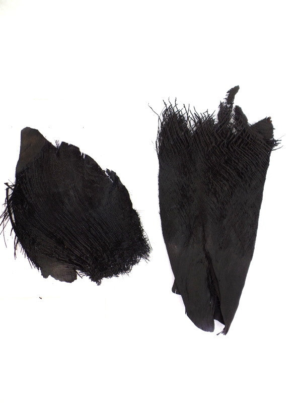 Trockenblumen Palmfaser grob Schwarz gefärbt 400 gr. Deko