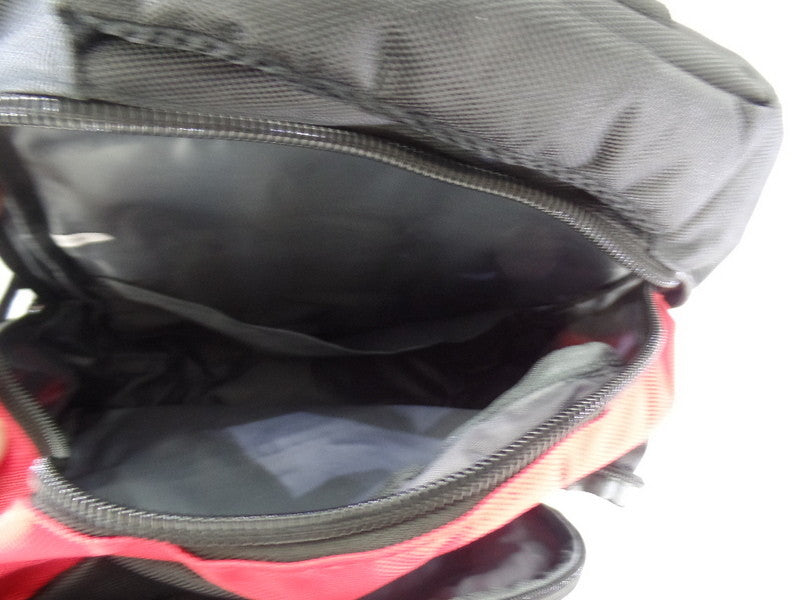 Tapple Rucksack Rot Schwarz Laptopfach Schulrucksack Freizeit Schule