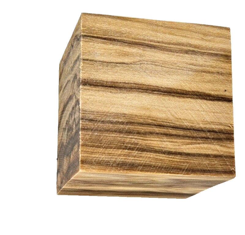 Olivenholz Schnitzholz Rohling Massivholz 40x40x40 mm 8 Stück Carving Würfel