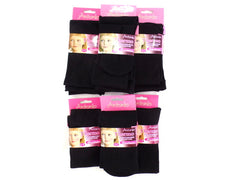 Antonio Kinder Thermo Leggings 3 Stück mit Innenfleece Schwarz blickdicht