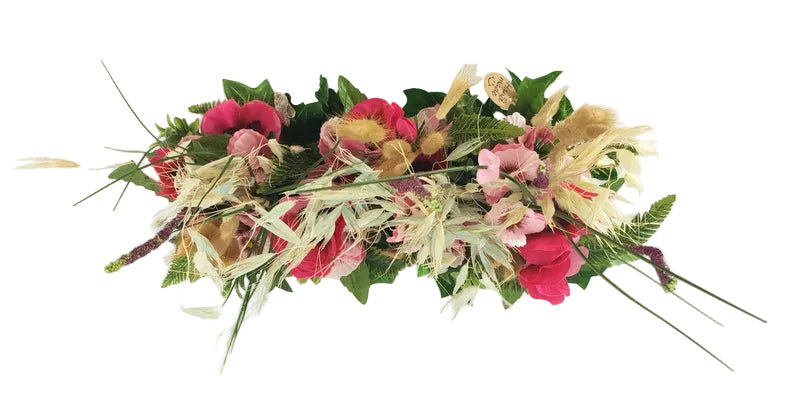 CASA - POADOR GESTECK Blumenwiese Rosa Stiefmütterchen  künstlich Deko.