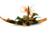 Casa-Poador Grabschmuck Grabgesteck Boat Exoten Naturmini Bärchenfigur LOVE Friedhof Gedenken