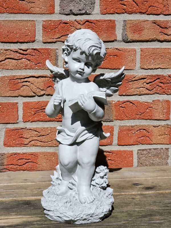 Engel  45 cm Garten Deko Draußen, Gartenfiguren & Gartenstatuen, Gartendeko Figuren,  Garten Winterfest, Skulptur Garten, Figuren Garten Wetterfest