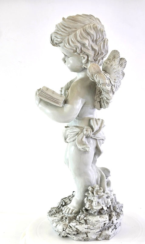 Engel  45 cm Garten Deko Draußen, Gartenfiguren & Gartenstatuen, Gartendeko Figuren,  Garten Winterfest, Skulptur Garten, Figuren Garten Wetterfest