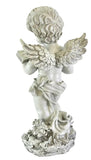CASA - POADOR ENGEL 45 cm Garten Draußen Gartenfiguren & Gartenstatuen Winterfest Skulptur