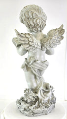 Engel  45 cm Garten Deko Draußen, Gartenfiguren & Gartenstatuen, Gartendeko Figuren,  Garten Winterfest, Skulptur Garten, Figuren Garten Wetterfest