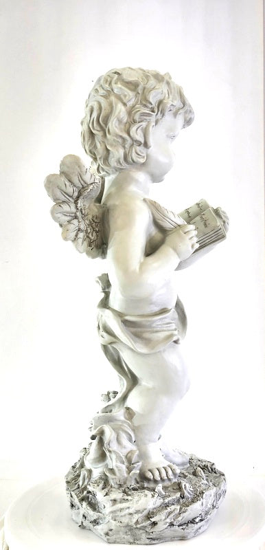 Engel  45 cm Garten Deko Draußen, Gartenfiguren & Gartenstatuen, Gartendeko Figuren,  Garten Winterfest, Skulptur Garten, Figuren Garten Wetterfest