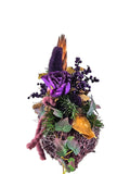 CASA - POADOR GRABSCHMUCK ellipse Lila Bourdaux  künstliche Tanne  Friedhof