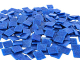 MOSAIKSTEINE GLAS 500 g blau Tintenblau 20 x 20 x 4 mm Basteln Mosaik DIY