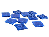 MOSAIKSTEINE GLAS 500 g blau Tintenblau 20 x 20 x 4 mm Basteln Mosaik DIY