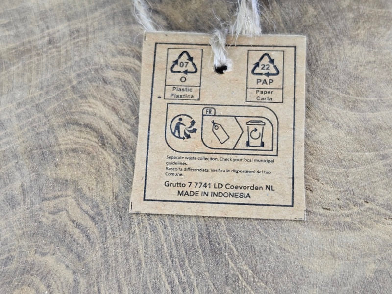 KERZENHALTER TEAK HOLZ Candle Holder Naturholz unbehandelt ohne Deko.