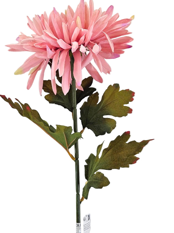 Spinnenchrysantheme Kunstblume künstliche Chrysantheme Pink Rosa 70 x 10cm.