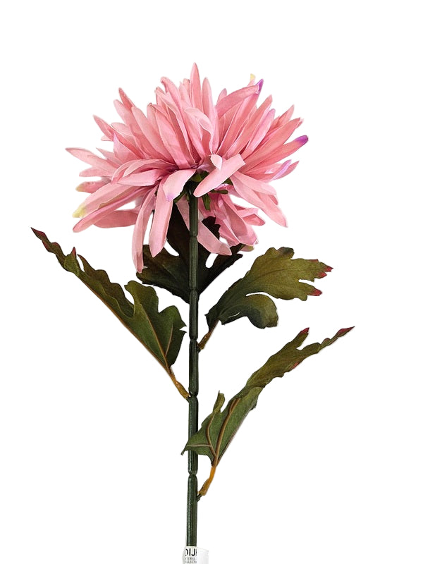Spinnenchrysantheme Kunstblume künstliche Chrysantheme Pink Rosa 70 x 10cm.