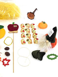 CASA - POADOR BASTELKISTE Herbst 50 tlg. Streudeko Wichtel DIY.