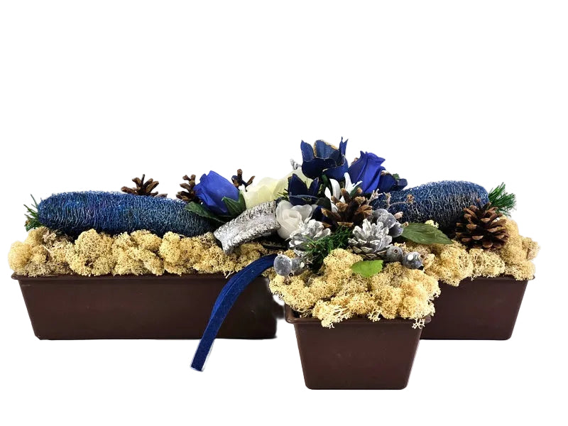 CASA - POADOR GRABSCHMUCK Grabgesteck Kreuzform  Engel Friedhof Gedenken.