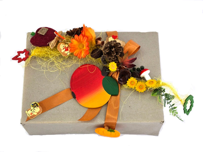 CASA - POADOR BASTELKISTE Herbst 50 tlg. Streudeko Wichtel DIY.