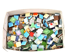 Mosaiksteine 3 kg Mix Bunt Steine Basteln Mosaik DIY Glas